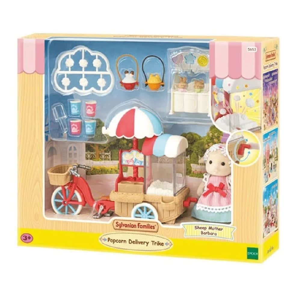 Sylvanian Families Triciclo de Reparto de Palomitas con Mamá Oveja – vista 2