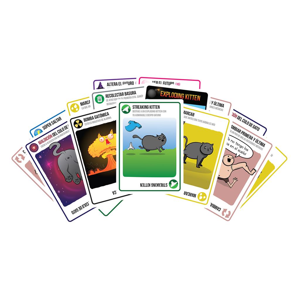 Exploding Kittens Expansión Streaking Kittens Juego de Cartas – vista 1
