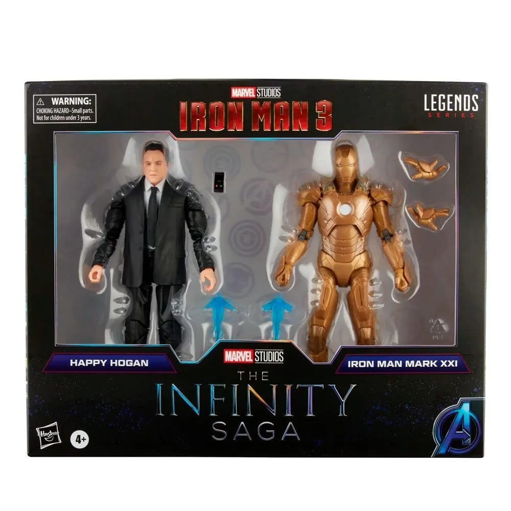 Marvel Legends The Infinity Saga Iron Man Mark XXI y Happy Hogan – vista 2