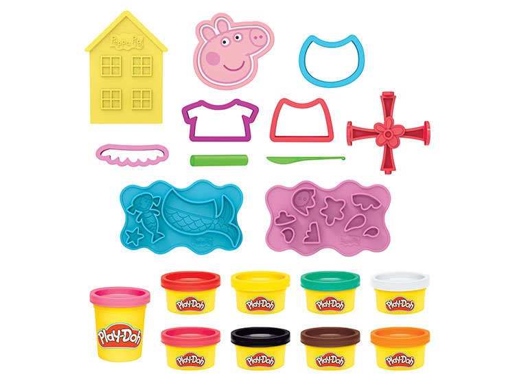Play-Doh Peppa Pig Crea y Diseña Set de Disfraces con 9 Latas – vista 1
