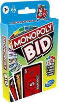 Monopoly Bid Juego de Cartas de Subastas – vista 1