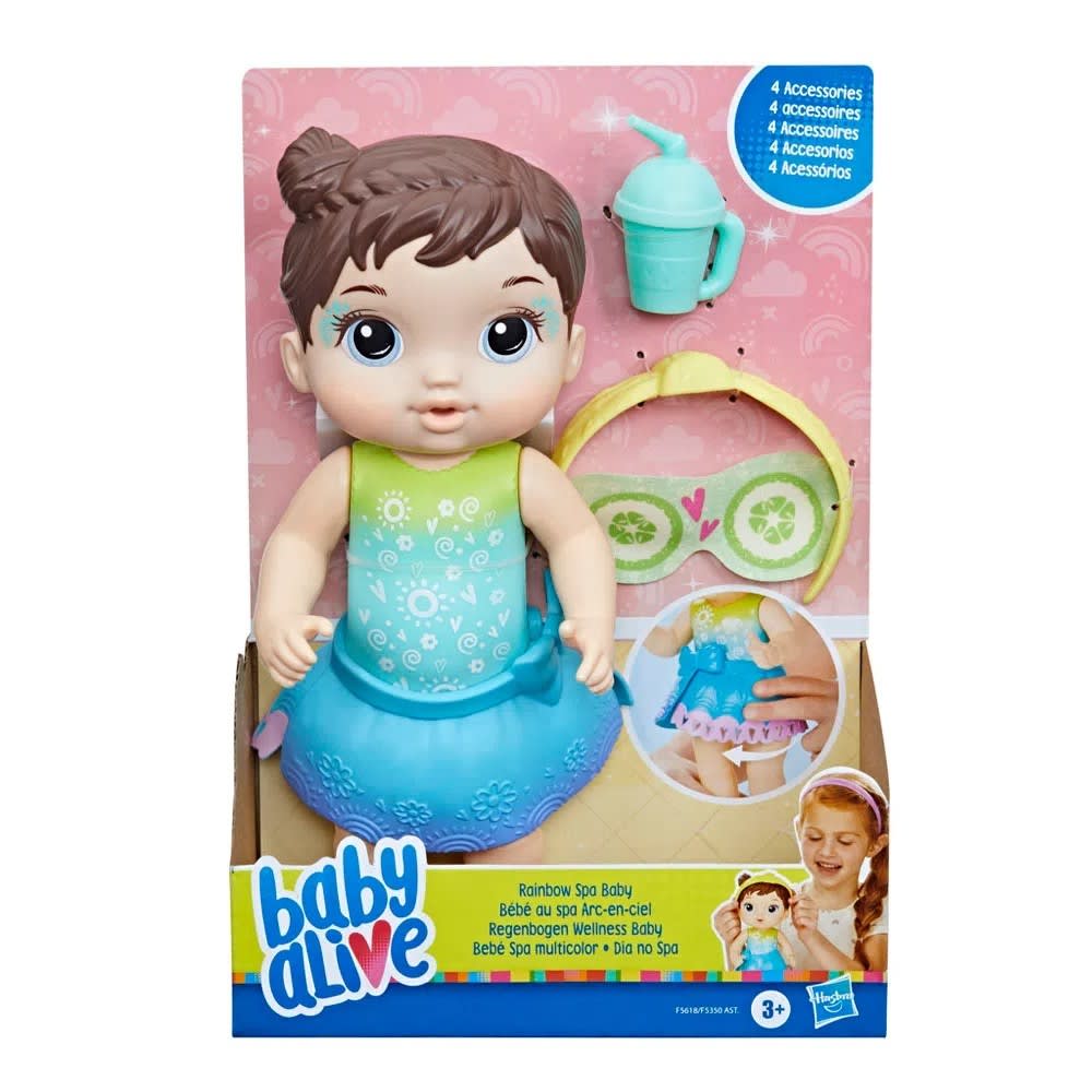Baby Alive Bebé Spa Muñeca de 25 cm con Antifaz Surtido – vista 1