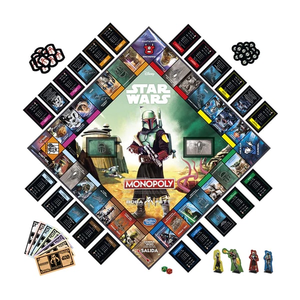 Monopoly Star Wars Edición Boba Fett Juego de Mesa – vista 1