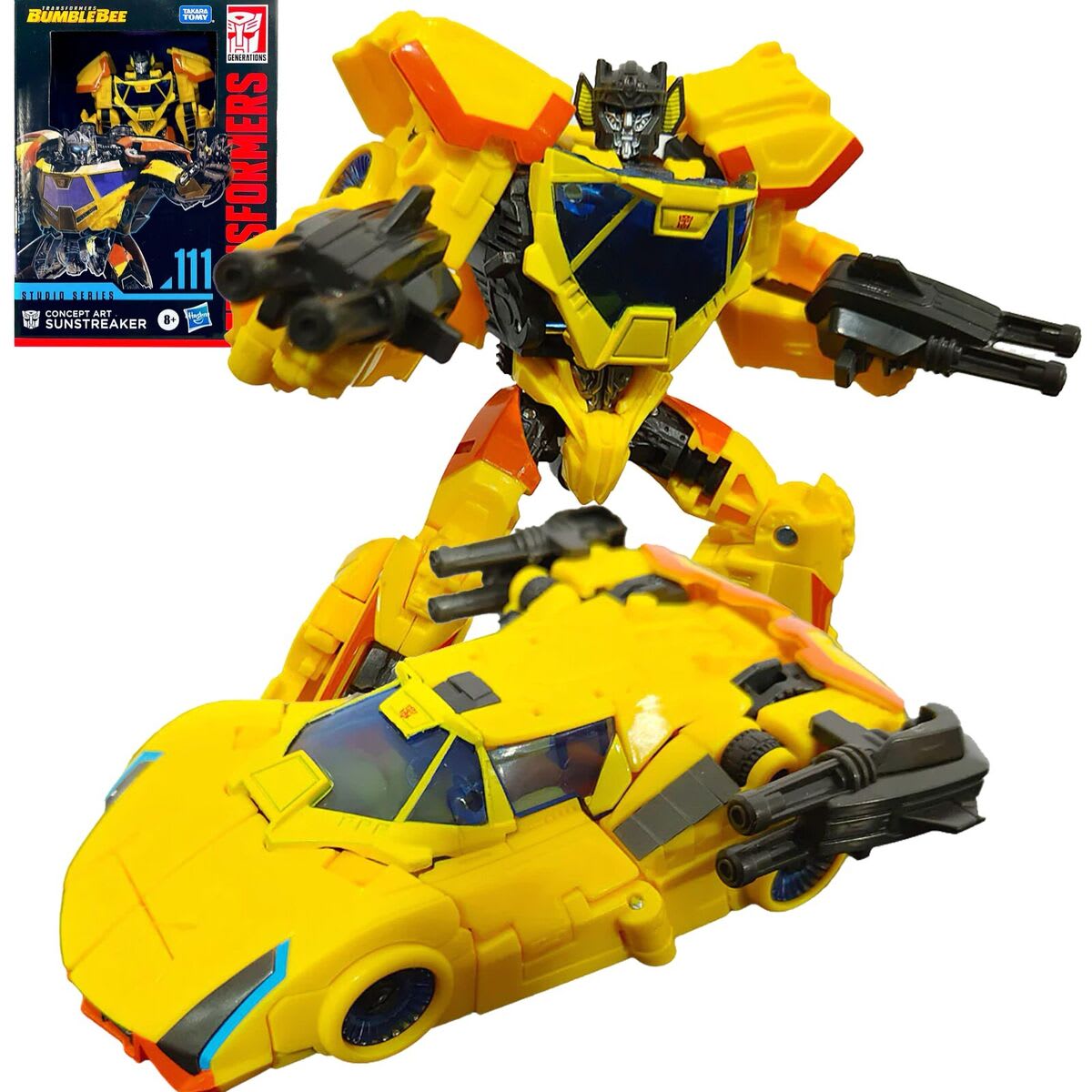 Transformers Studio Series Deluxe Concept Art Sunstreaker Figura – vista 1