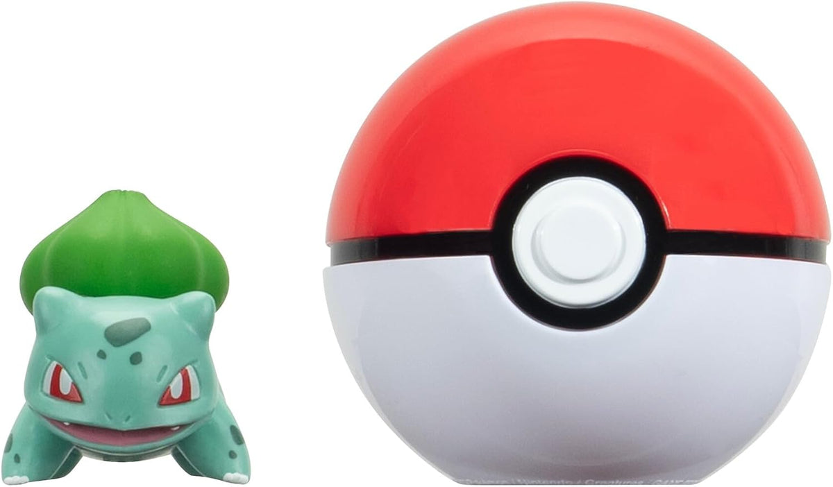 Pokémon Clip 'N' Go Bulbasaur y Poké Ball