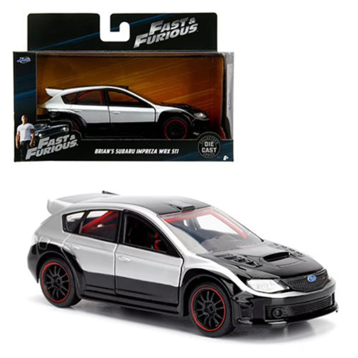 Jada Rápidos y Furiosos Subaru Impreza WRX STI de Brian Escala 1:32 – vista 1