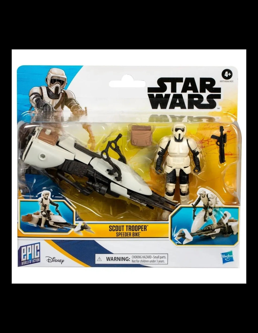 Star Wars Scout Trooper y Speeder Bike Figura 10 cm – vista 1