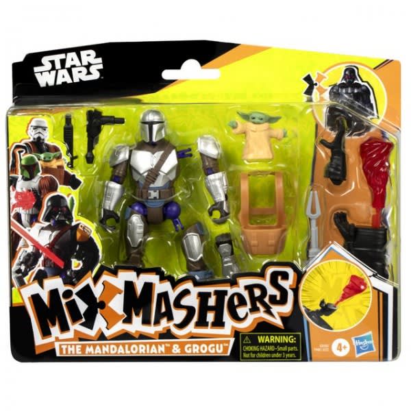 Star Wars MixMashers Mando y Grogu Figura Deluxe – vista 3