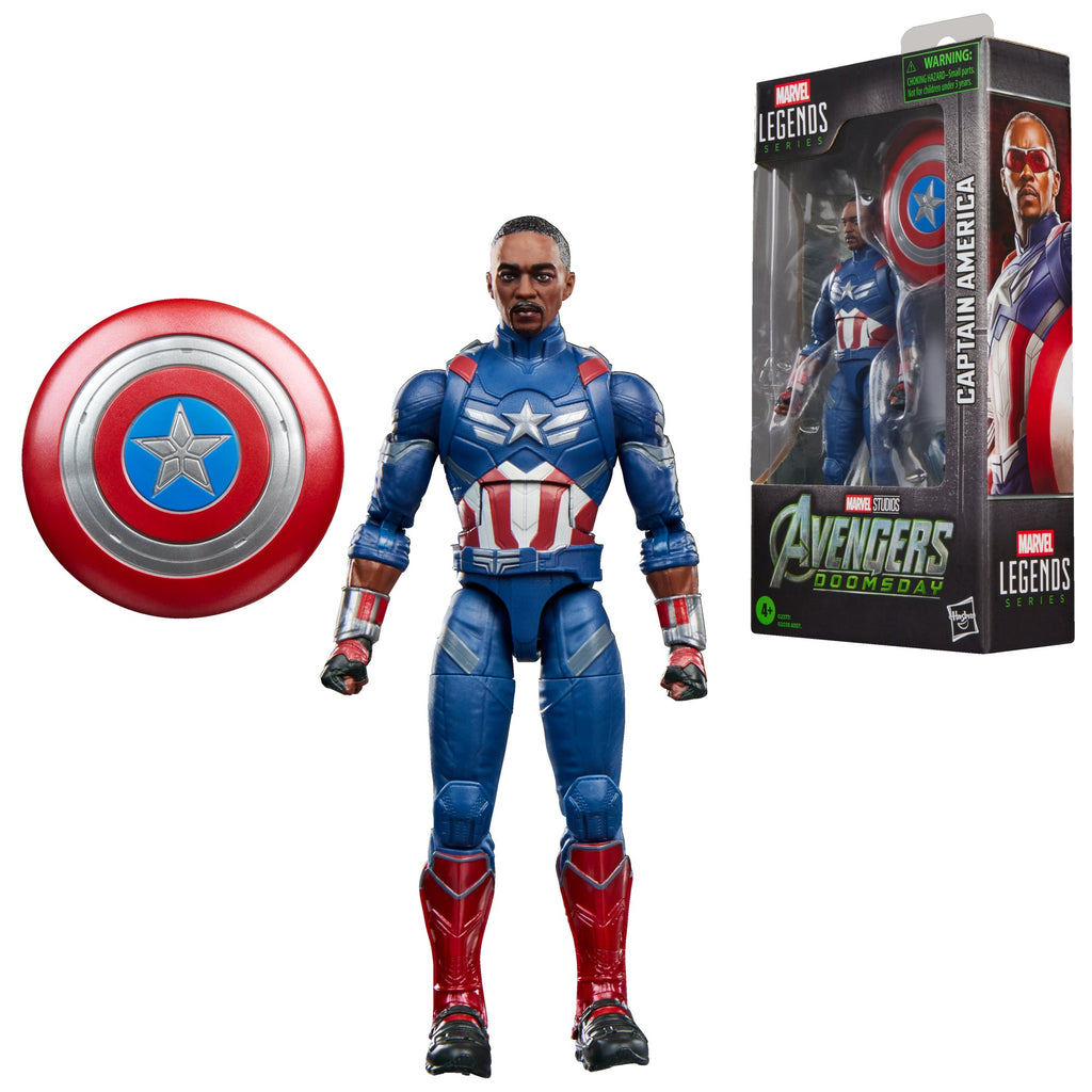 Capitán América Avengers Doomsday junto a su caja