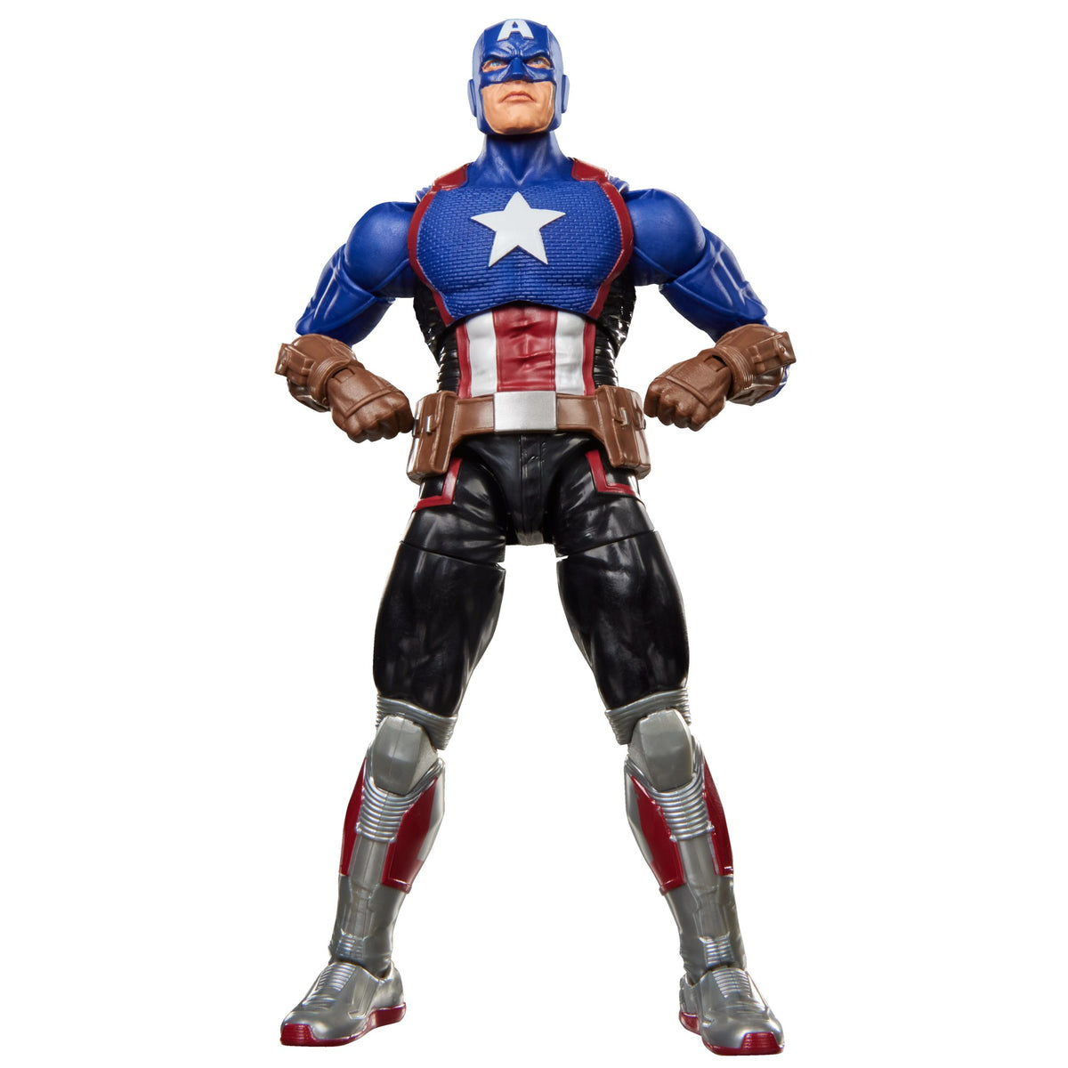 Figura Marvel Legends Capitán América Avengers Twilight de frente