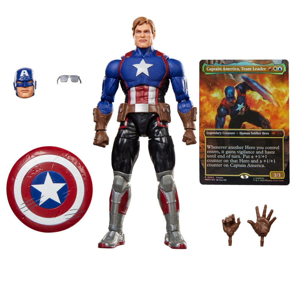 Capitán América Avengers Twilight con todos sus accesorios