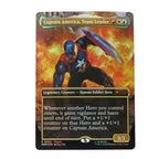 Carta foil Magic The Gathering Captain America Team Leader