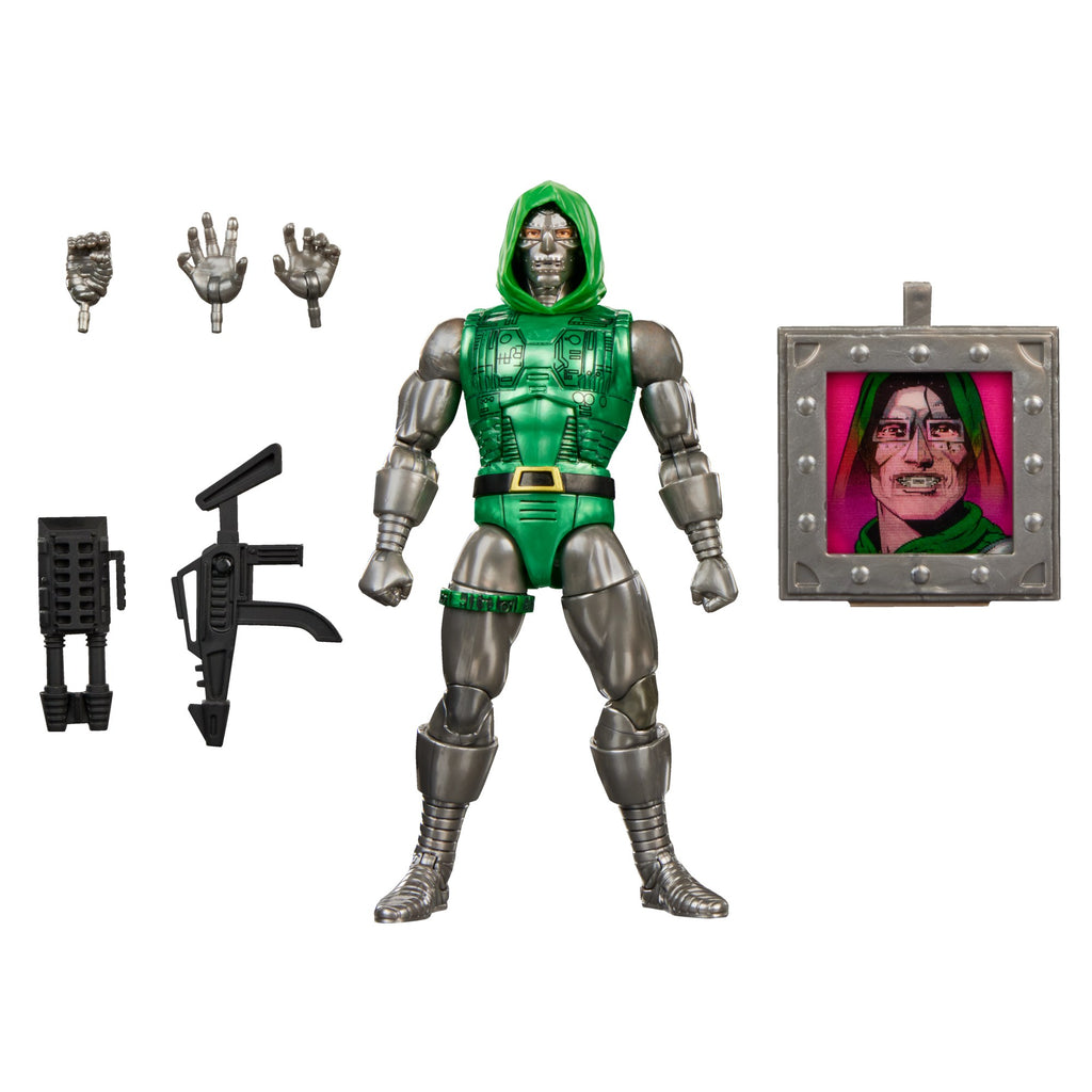 Doctor Doom Secret Wars con todos sus accesorios