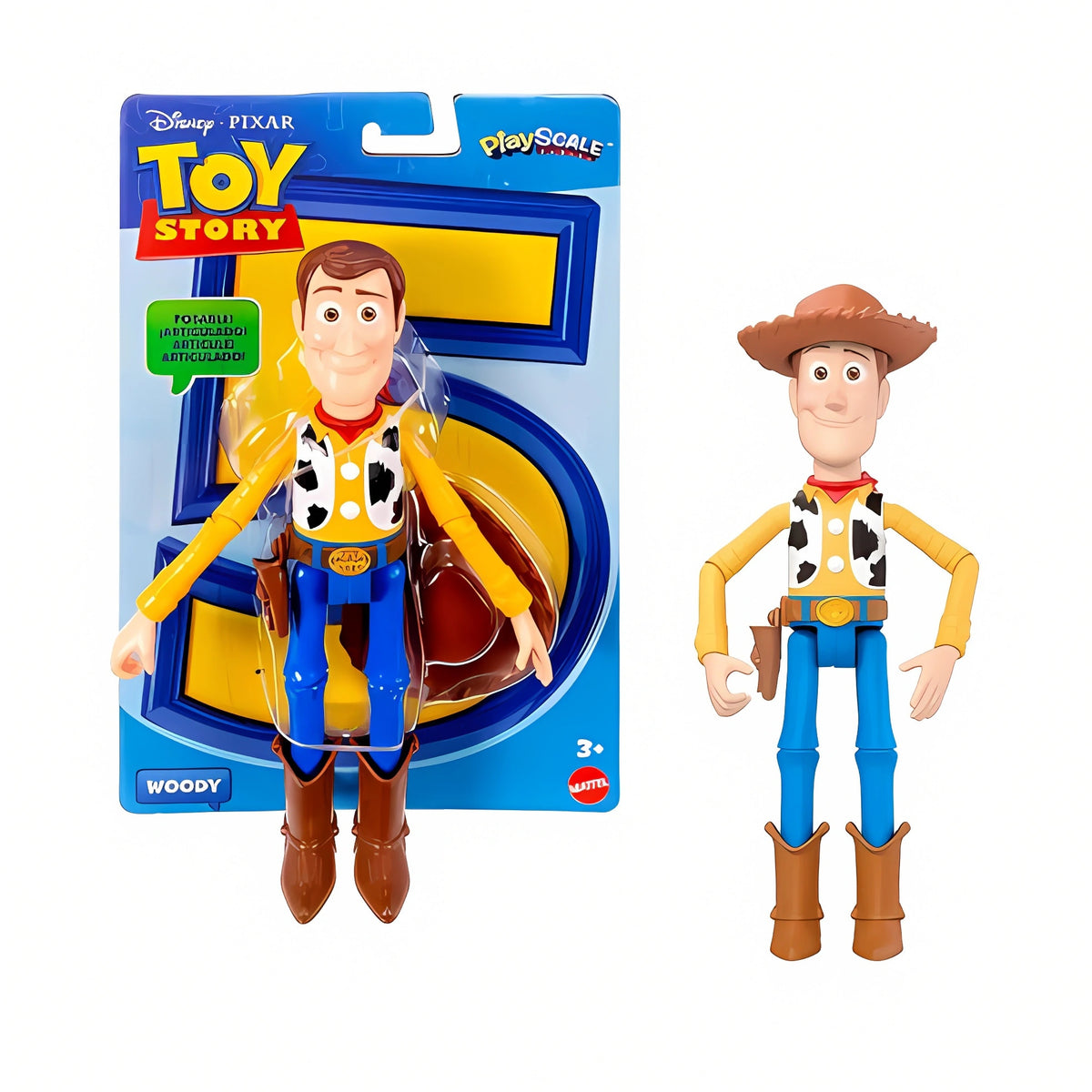 Toy Story 5 Figura de Acción Woody 7 Pulgadas Articulada – vista 1