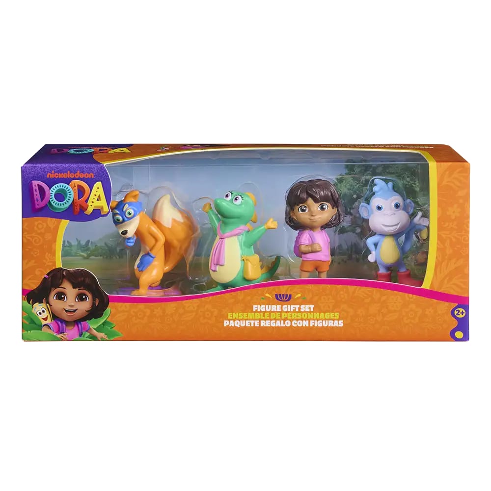 Dora la Exploradora Pack de 4 Mini Figuras Coleccionables – vista 1