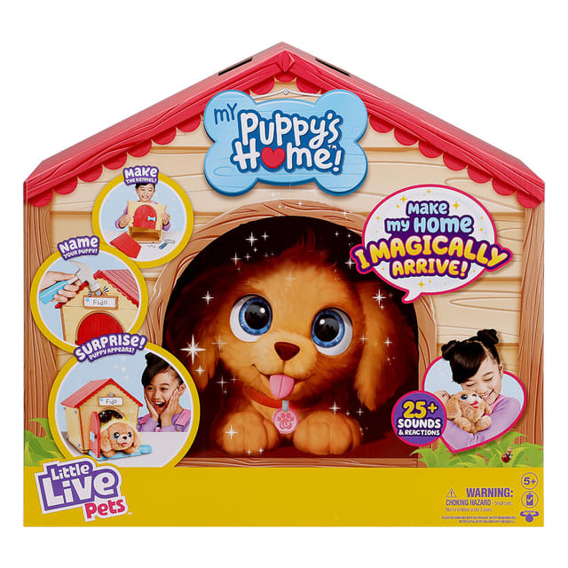 Little Live Pets Perrito en Casita Mascota Interactiva Sorpresa – vista 2