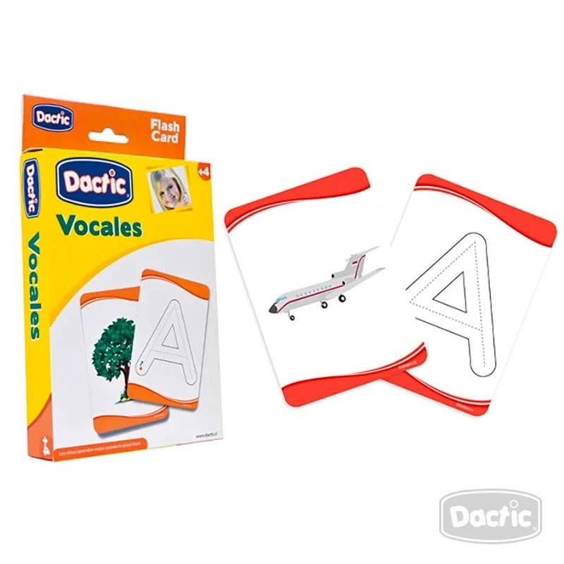 Dactic Láminas Vocales Tarjetas Didácticas Termolaminadas – vista 1