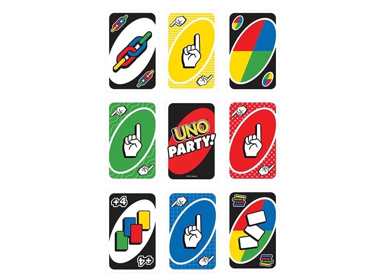 UNO Party Juego de Cartas para Grupos Grandes – vista 2