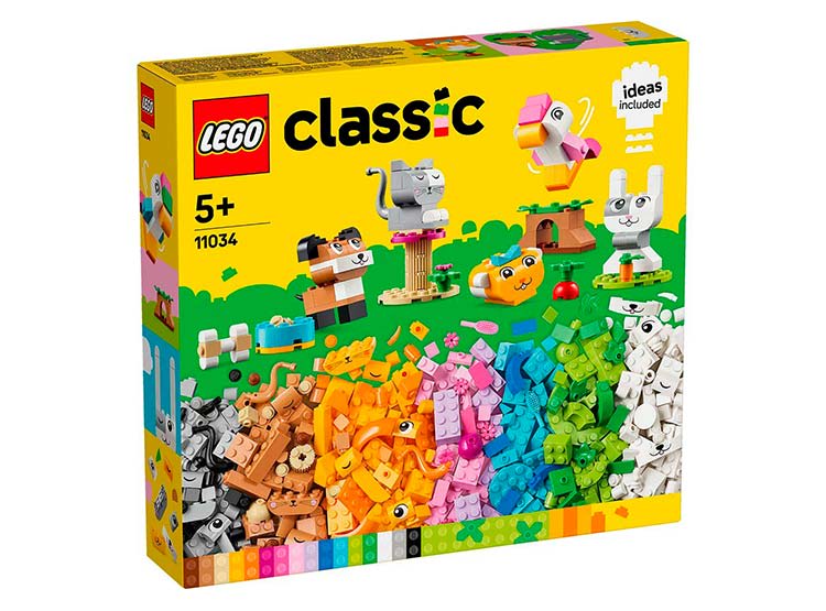 LEGO Classic Mascotas Creativas Set de Construcción 450 Piezas – vista 2
