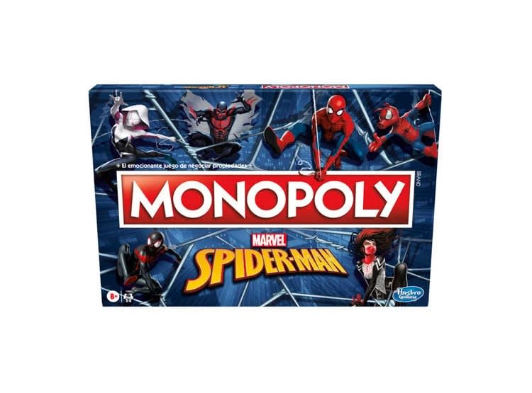 Monopoly Spider-Man Juego de Mesa para 2 a 6 Jugadores – vista 1