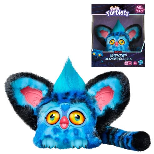 Furby Furblets K-Pop Demon Hunters Derpy el Tigre Mini Peluche – vista 1