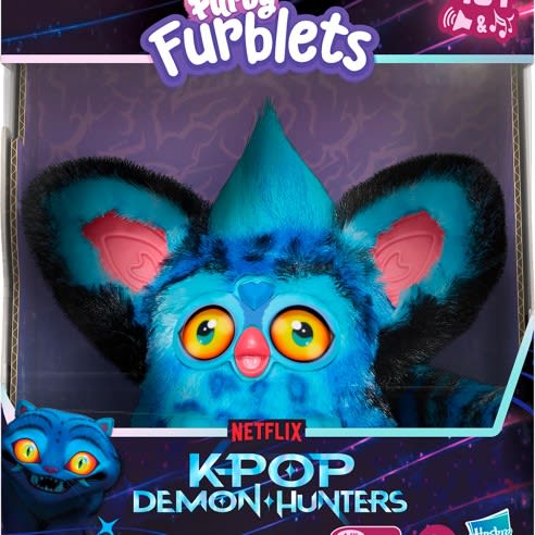 Furby Furblets K-Pop Demon Hunters Derpy el Tigre Mini Peluche – vista 3