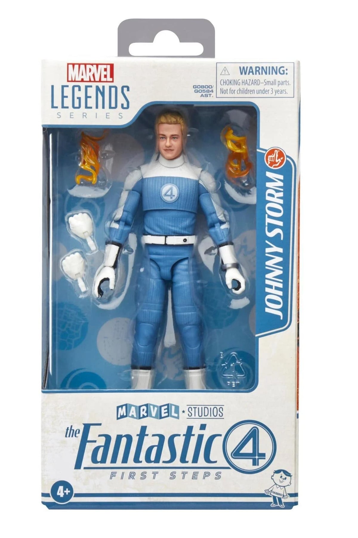 Marvel Legends Los 4 Fantásticos Johnny Storm Figura 6 Pulgadas – vista 1