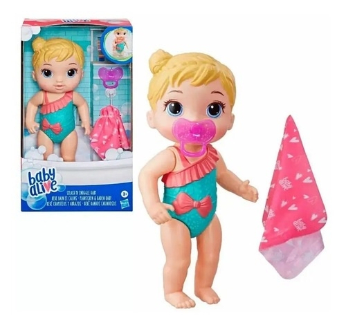 Baby Alive Bebé Chapoteos y Abrazos Muñeca para el Agua – vista 1