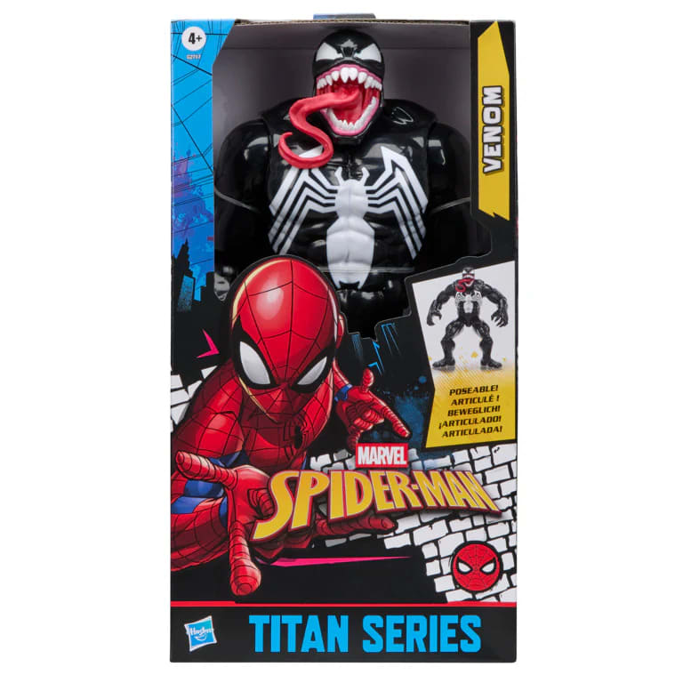 Marvel Spider-Man Titan Hero Series Figura Venom de 30 cm – vista 1