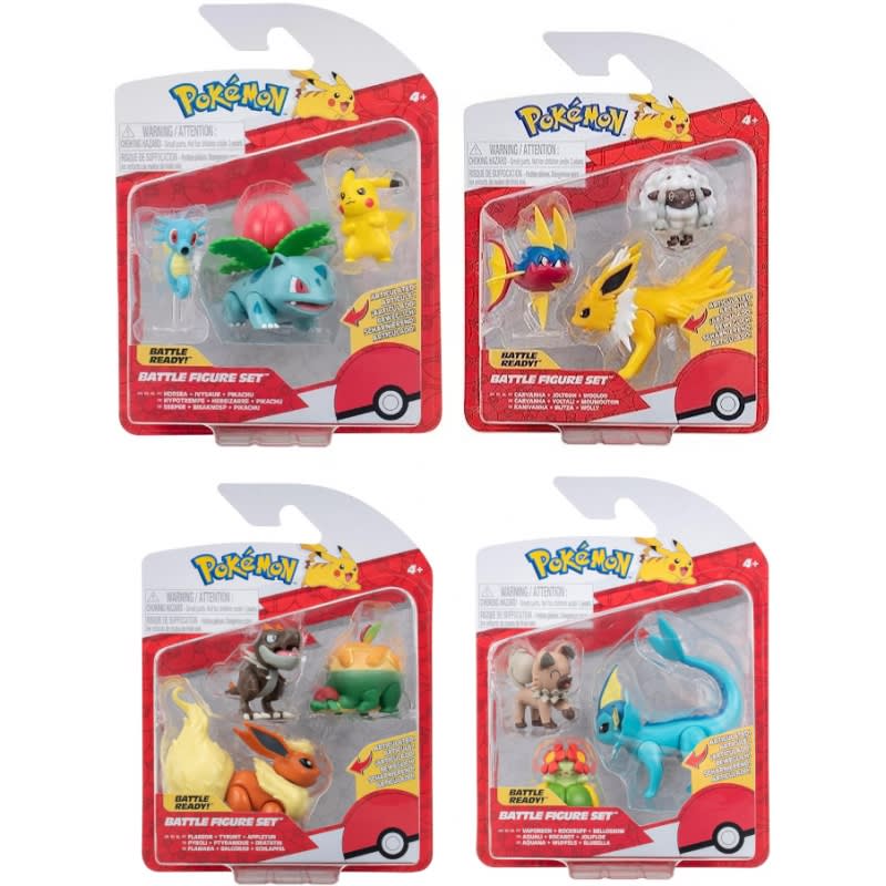 Pokémon Pack de 3 Figuras Coleccionables de 5 a 8 cm Surtido – vista 1
