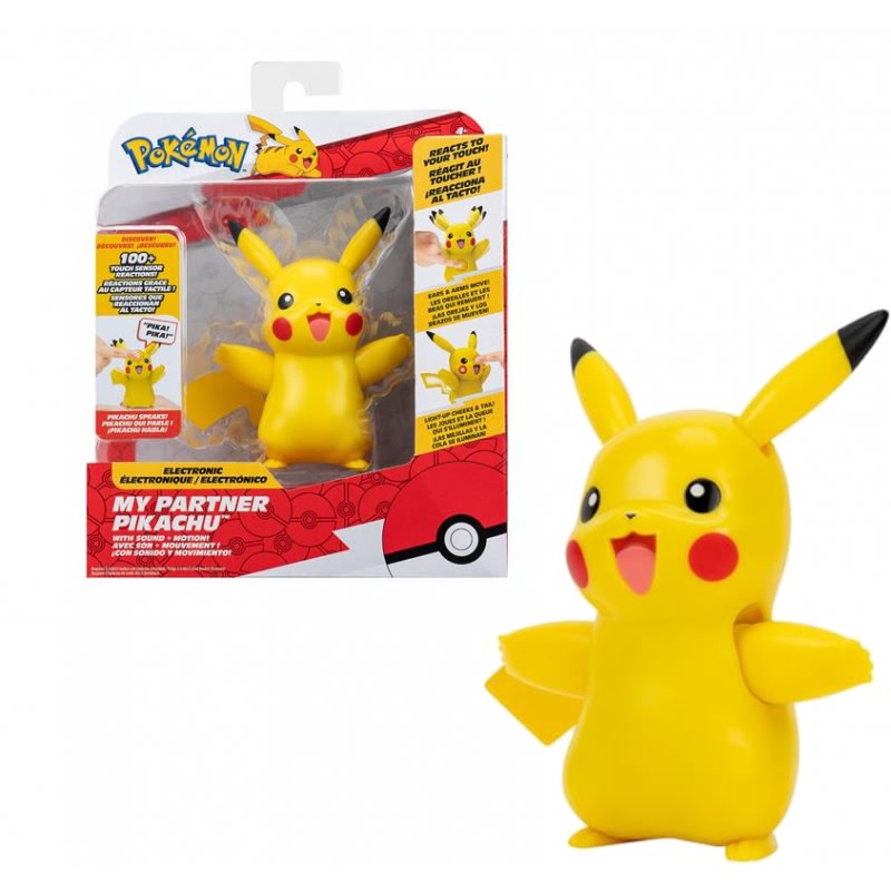 Pokémon My Friend Pikachu Figura Interactiva con Luces y Sonidos – vista 1