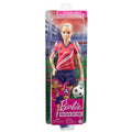 Barbie Futbolista Muñeca con Camiseta Roja y Balón – vista 1