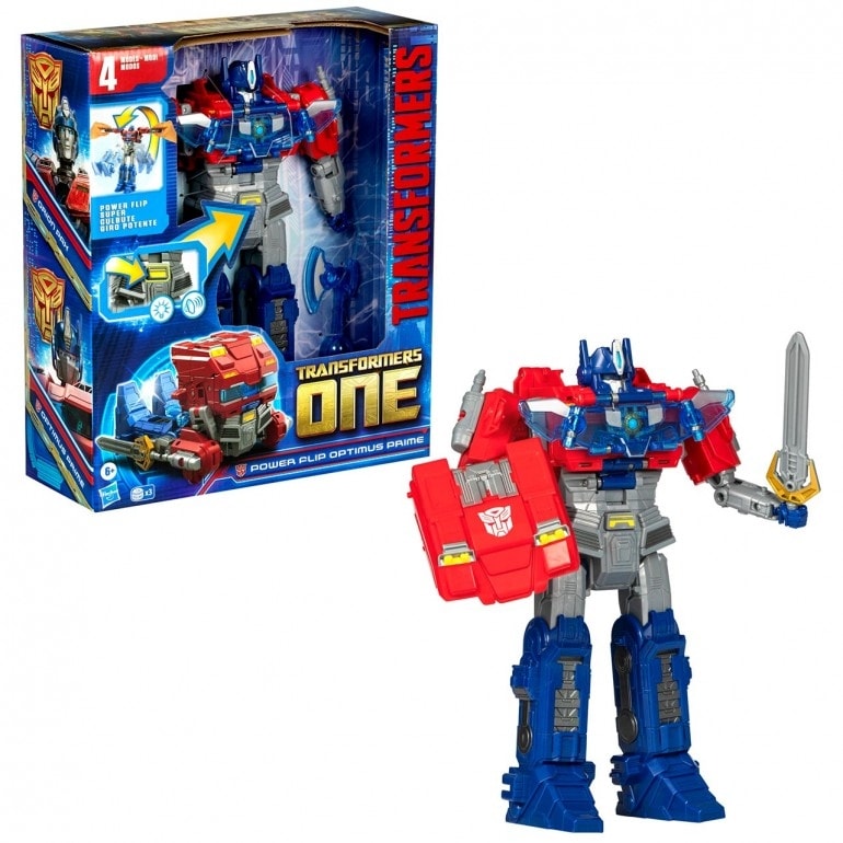 Transformers One Power Flip Optimus Prime con Luces y Sonidos – vista 3