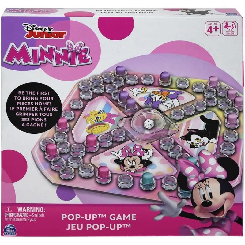 Disney Minnie Mouse Juego Pop Up con Tablero y Dado Integrado – vista 1