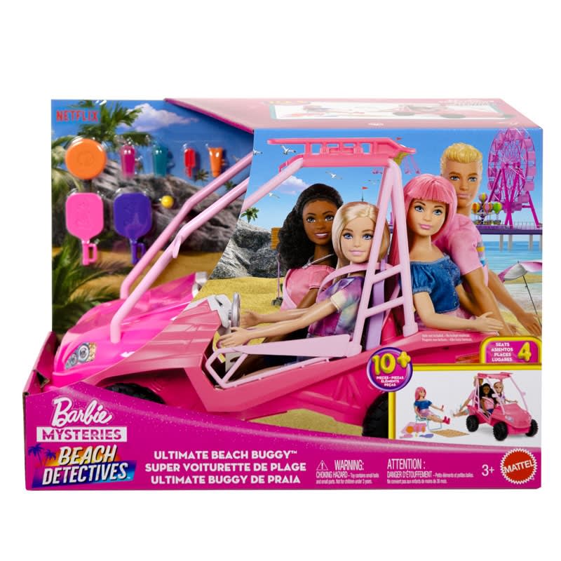 Barbie Buggy de Playa Los Misterios de Barbie con Accesorios – vista 1