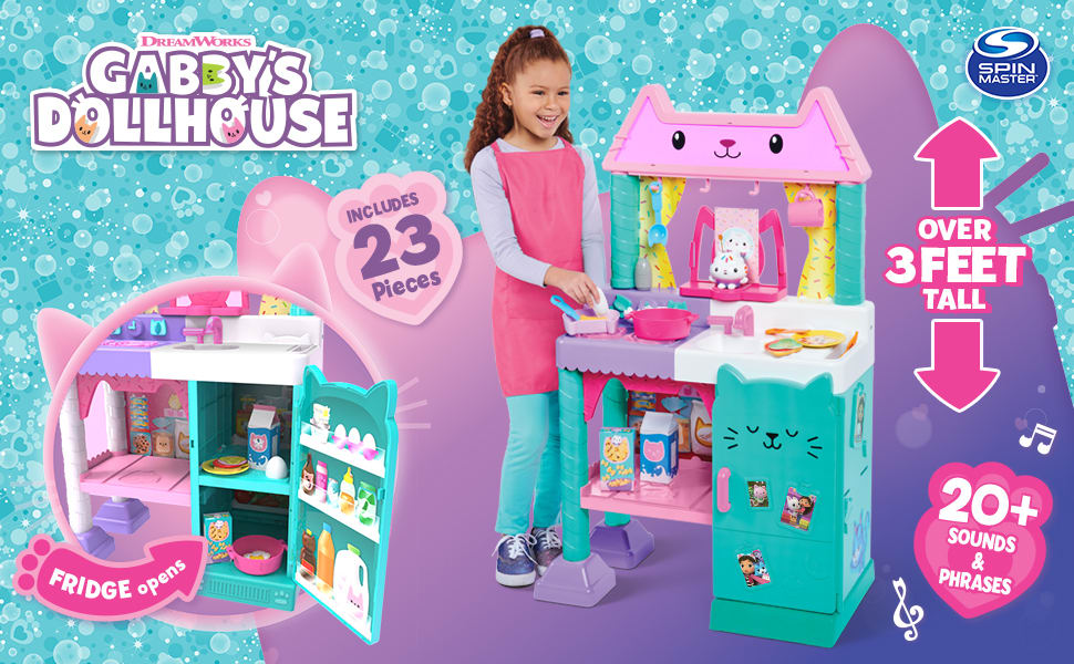 Gabby's Dollhouse Cocina de Pastelillo con Sonidos y Accesorios – vista 3