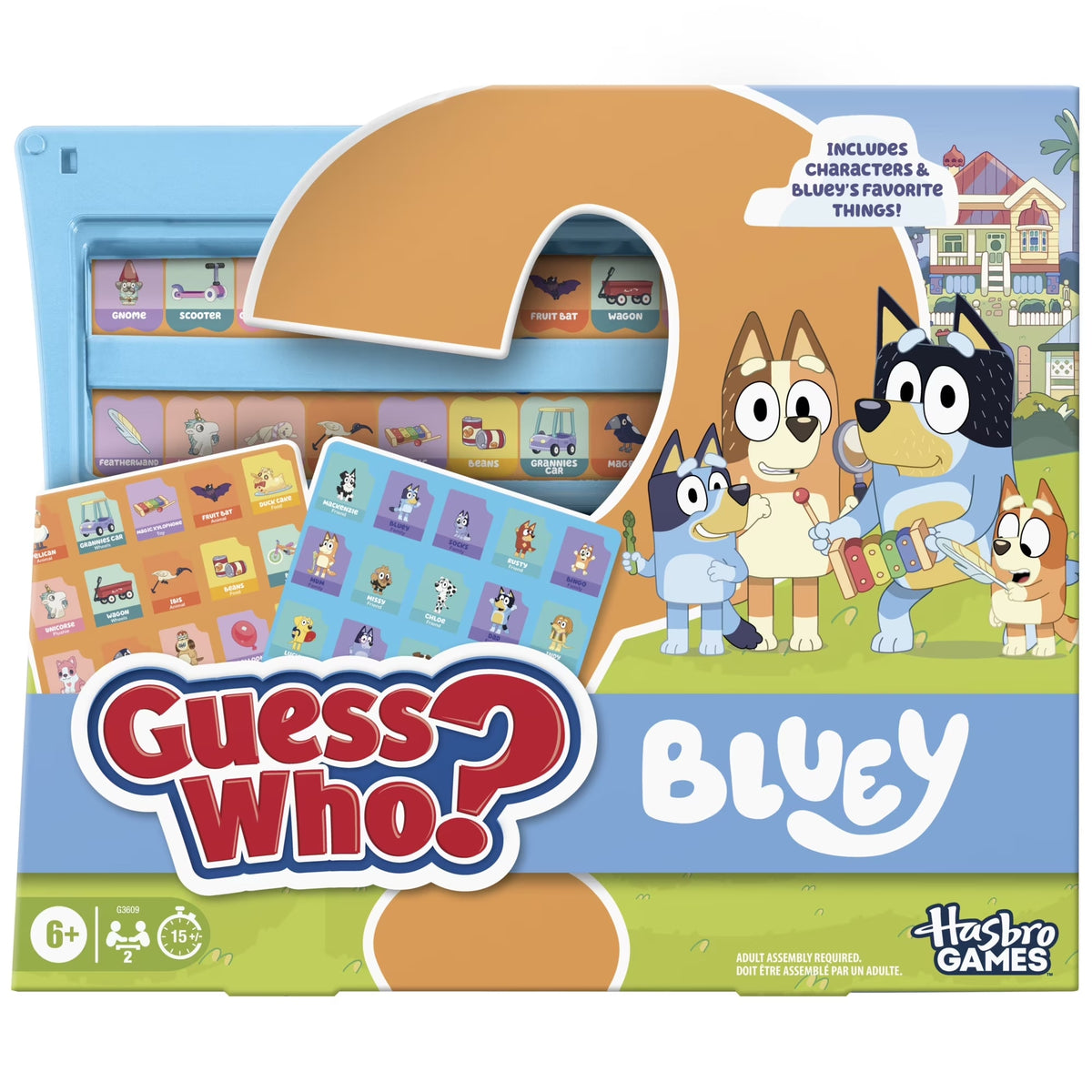 Adivina Quién Bluey Juego de Mesa de Adivinanzas – vista 1