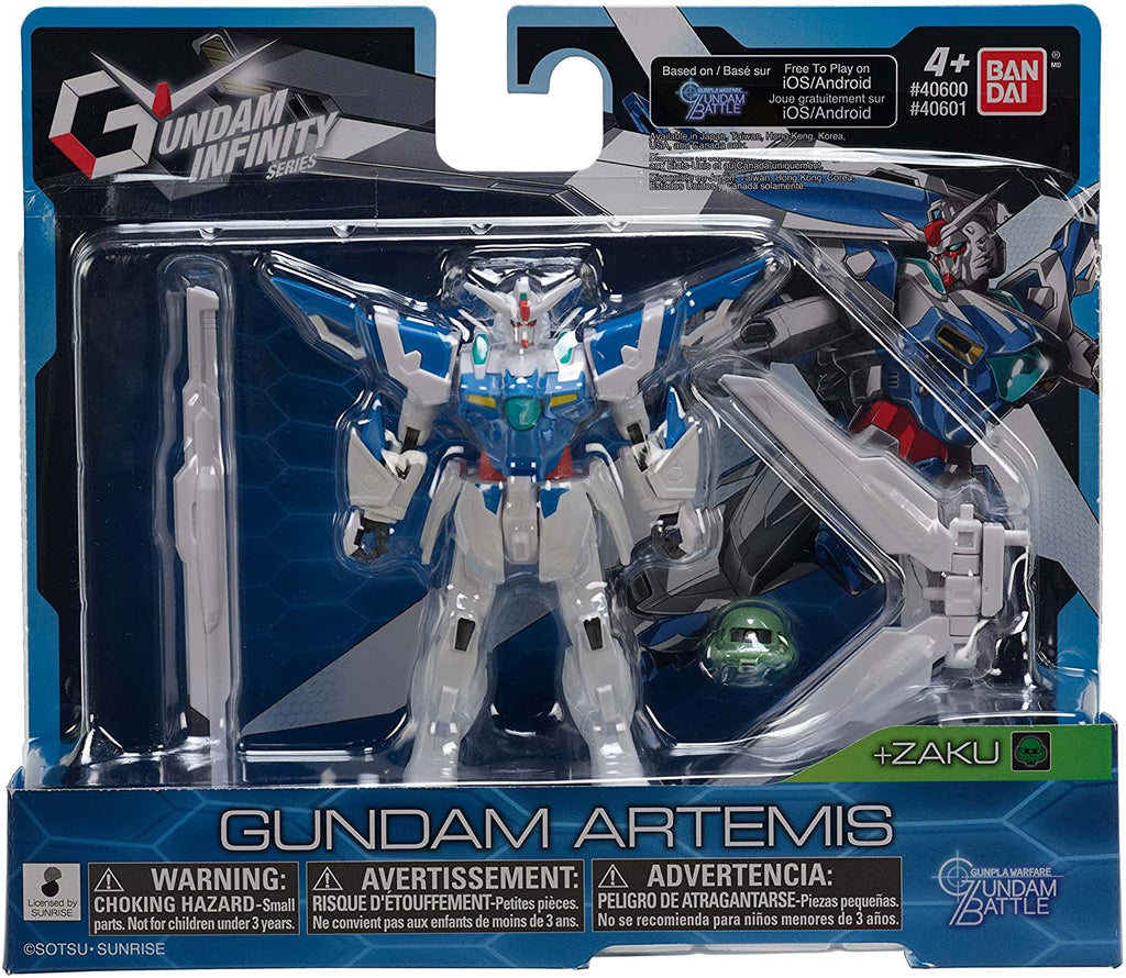 Gundam Infinity Gundam Artemis Figura Articulada 4,5" – vista 1