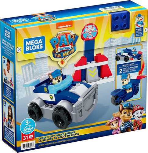 Mega Bloks Paw Patrol Auto de Policía de Chase 31 Bloques – vista 2