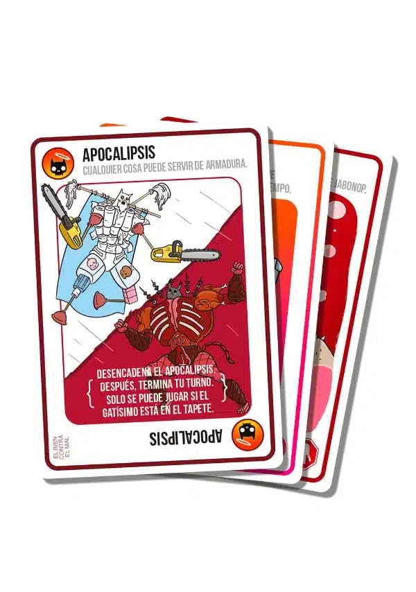 Exploding Kittens El Bien contra el Mal Juego de Cartas – vista 1