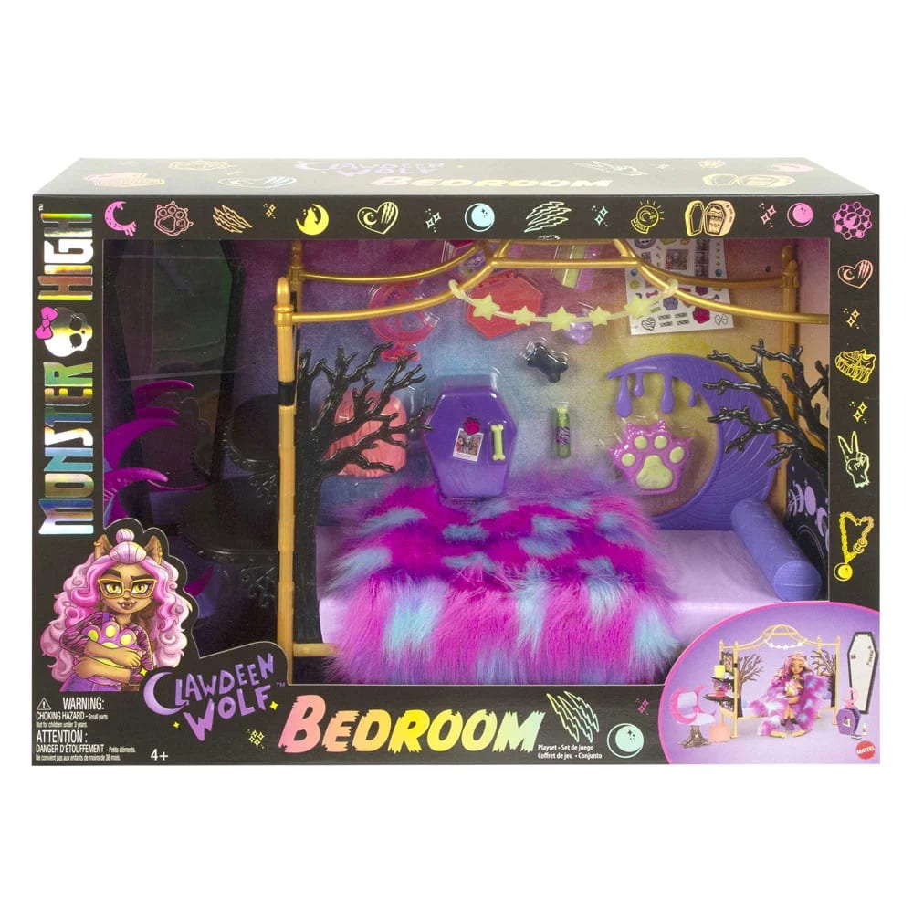 Monster High Habitación de Clawdeen Wolf Set de Juego – vista 2