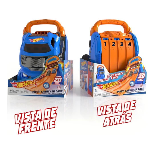 Hot Wheels Guarda Autos Multi-Lanzador con Rampa de Carreras – vista 2
