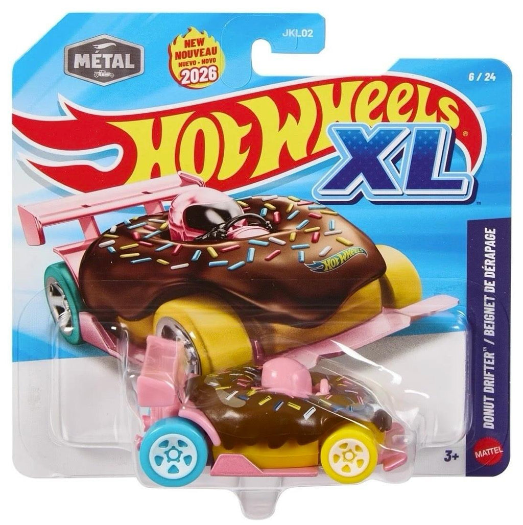 Detalle lateral auto Hot Wheels 1:43 XL