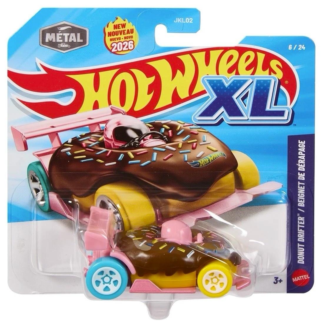 Detalle lateral auto Hot Wheels 1:43 XL