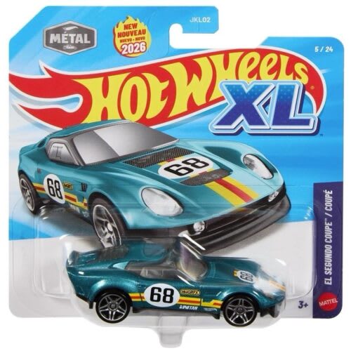 Auto Hot Wheels 1:43 XL en su caja