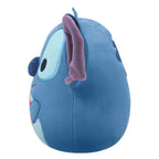 Vista lateral del peluche Stitch Squishmallows redondito