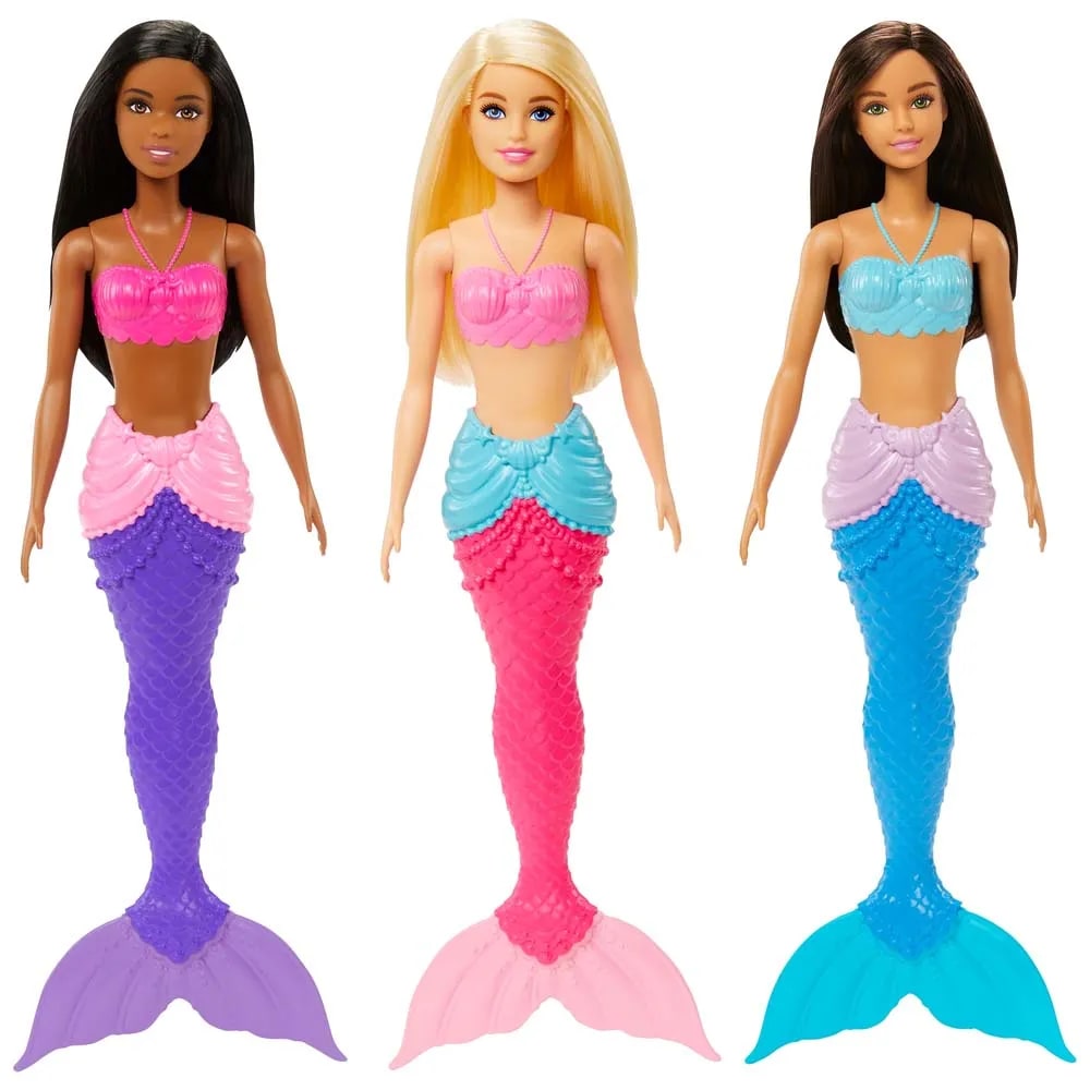Barbie Muñeca Sirena con Cola Multicolor Surtido – vista 3