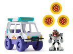 Teen Titans Go! T-Car Lanzador de Pizzas con Figura de Cyborg – vista 2