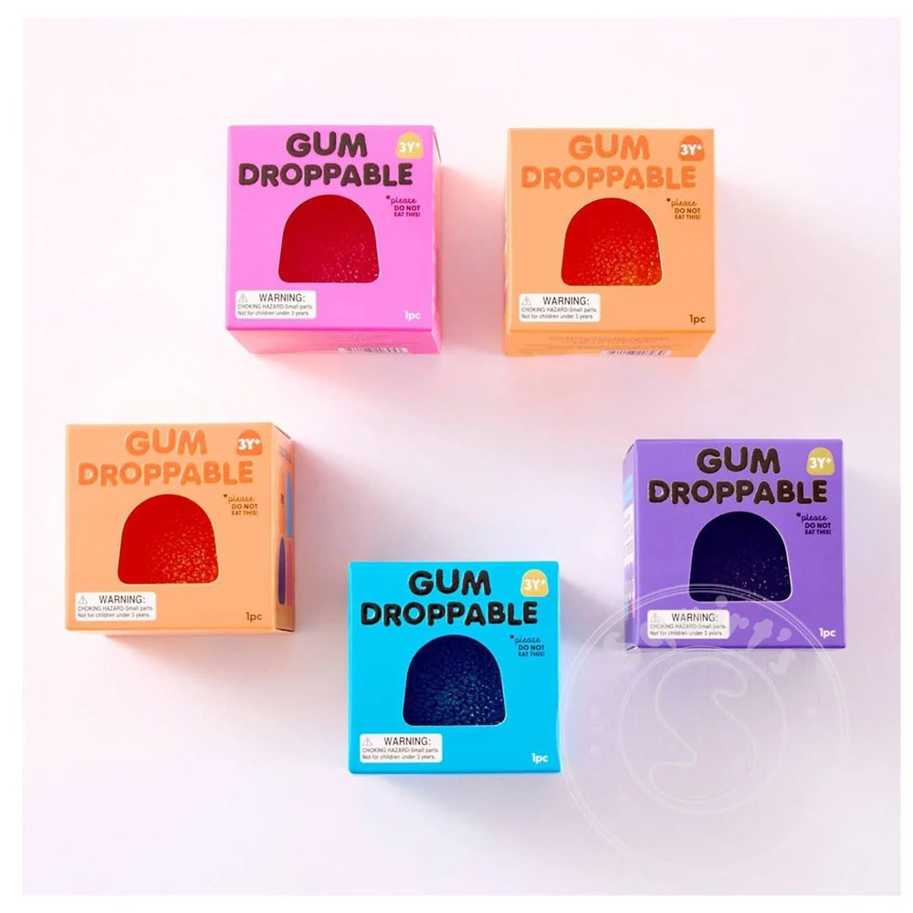 J'adore Gum Droppable Squishy Juguete Antiestrés Suave y Elástico – vista 3