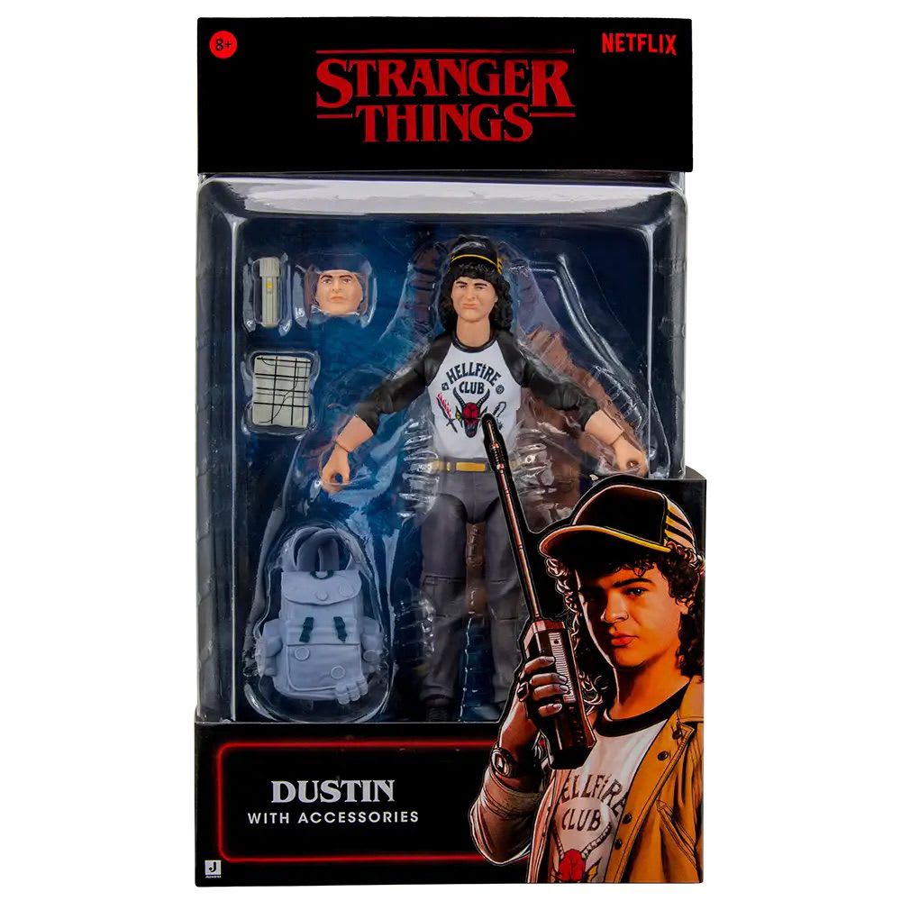 Stranger Things Figura Articulada de Dustin 20 cm con Accesorios – vista 2